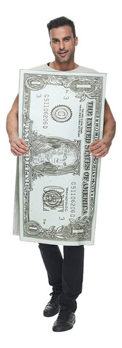 Eraspooky Disfraz De Billete De 1 Dólar Para Adulto Disfraz