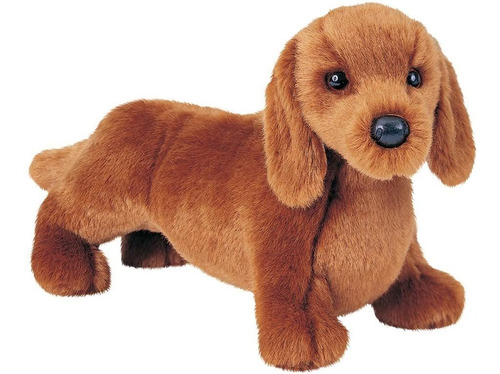 Douglas Gretel Red Dachshund Perro Peluche Animal De Peluche Color Marrón