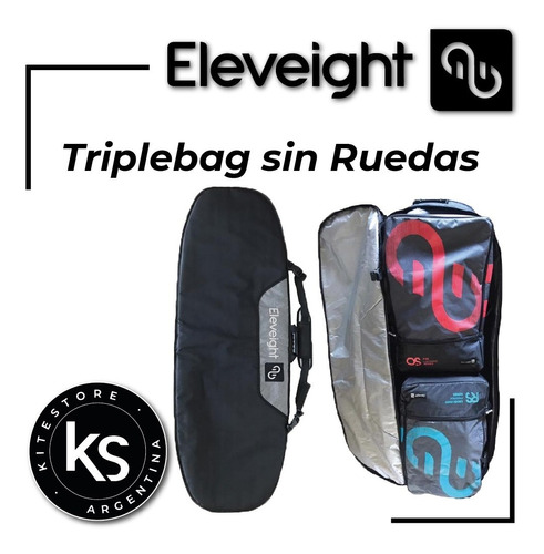 Bolso De Kitesurf - Triple Bag S/ Ruedas - Eleveight  