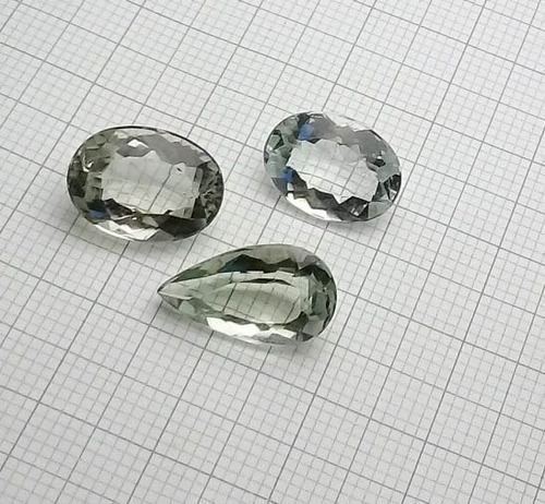 Heliodoro 12.850 Cts Kit 03 Pedras Natural Praziolita A