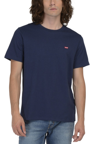 Polera Hombre Mini Logo Azul Levis