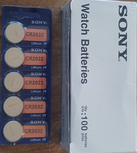 Pila Sony Cr2032 Lithium 3v Blíster Sellado Pto Cabello.