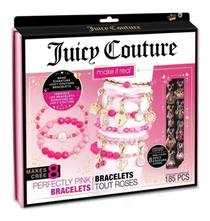 Kit Para Crear Pulseras Juicy Couture Perfectamente Rosado