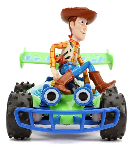 Jada トイストーリー4 - RC ターボバギー ウィズ　ウッディ Carro Rc Jada Toy Story 4 Turbo Buggy Woody 1:24 Woody Multi-color