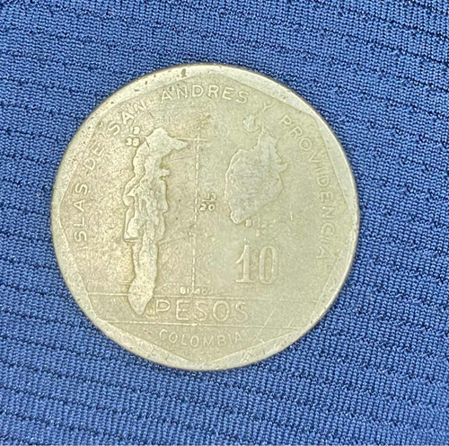 Moneda De 10 Pesos 1985 Colombia