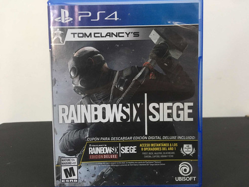 Tom Clancy's Rainbow Six Siege Ps4 Fisico Usado