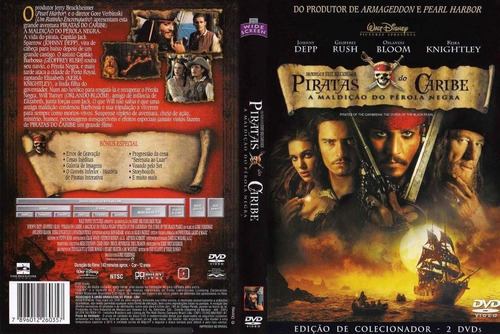 Piratas Do Caribe A Maldicao Do Perola Negra Dvd