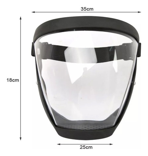 Shaoke Protector Facial Mascarilla Hd Transparente Con