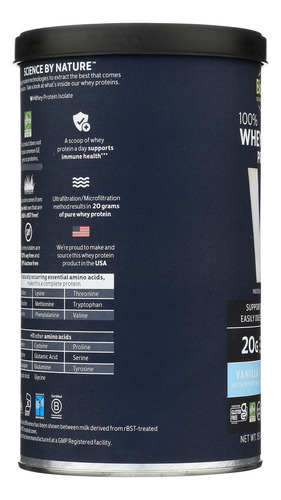 Biochem 100% Proteína Aislada De Suero Sabor A Vainilla