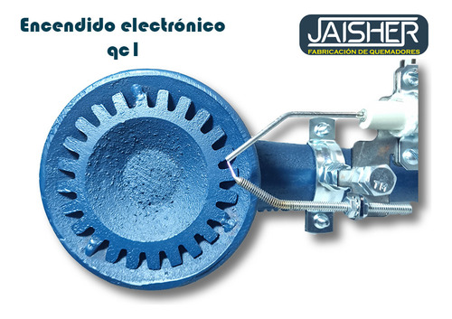 Quemador De Gas Flama Vertical Y Encendido Electrónico Qc1