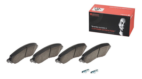 Balatas Bajos Metales Delanteras Compass 2007/2017 Brembo