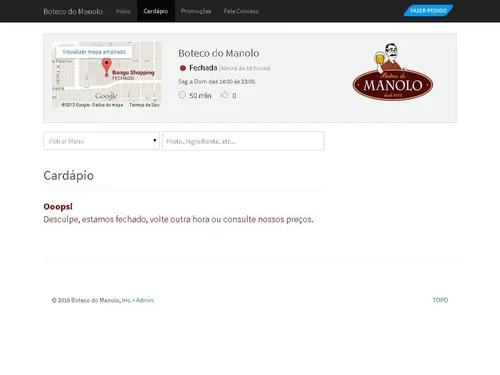 Script Site Pronto Em Php De Entregas Delivery Bar, Pizzaria