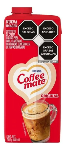 3 Piezas Coffee Mate Nestle Original 680 Ml