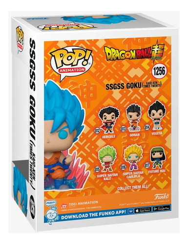 Funko Pop!: Dragon Ball Super- Ssgss Goku (kaioken X20) 1256