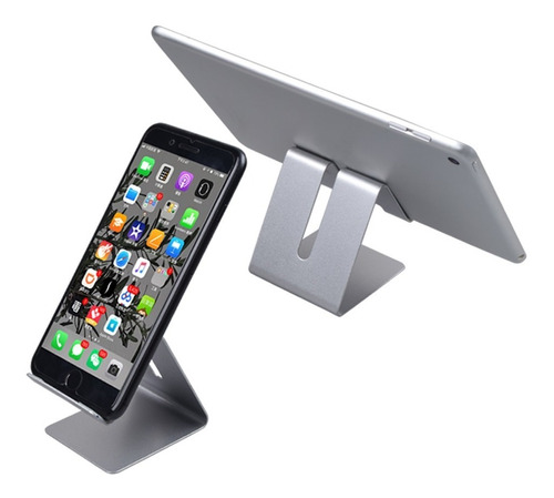 Imagen 1 de 7 de Soporte Universal Aluminio Premium Para Celular Y Tablet