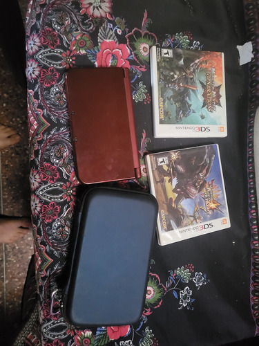 Nintendo 3ds Xl Pack Juegos Y Funda