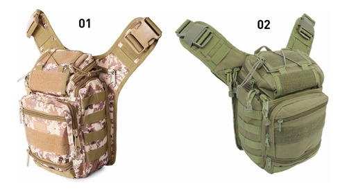 Imagen 3 de 10 de Morral Bolso Tactico Canguro Porta Celular Tablet Sniper G3