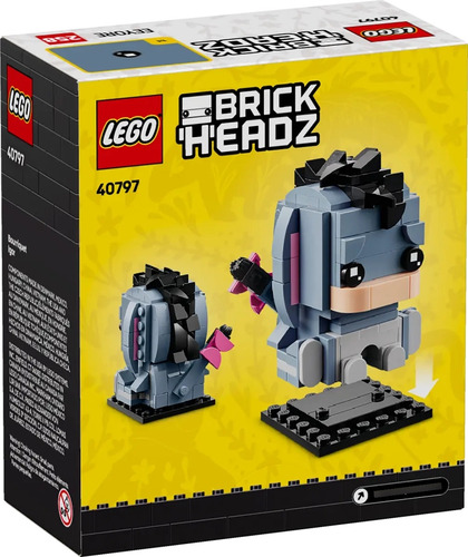 Lego Brick Headz. Eeyore. 40797. 156 Pzs 156 Eeyore