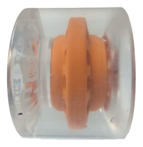 Roda Brats Wheels 70mm 78a Laranja Transparente