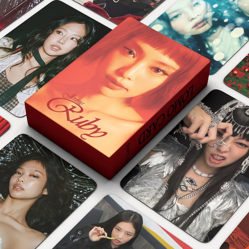 55-bp Tinta Rosa-tarjeta Ruby Like Jennie Jin Jinnie