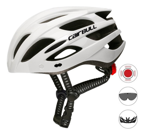 Casco Bicicleta Mtb Ruta Con Gafas Cairbull Cb-10 Talla M/l