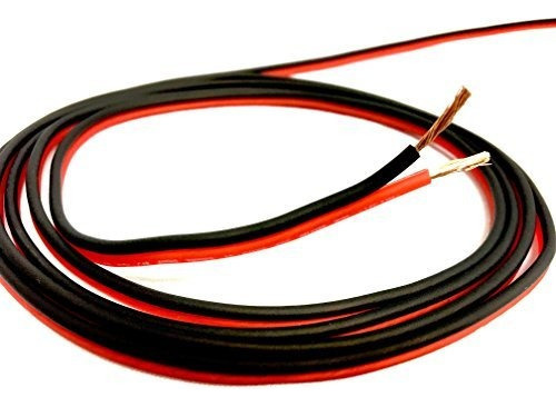 100 .pies Verdadero Calibre 18 Awg Cca Altavoz Alambre Rojo