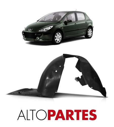 Pasarrueda Peugeot 307 2006 A 2012 Guardaplas Izquierdo