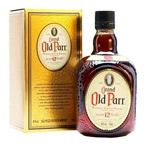 Whisky Old Parr 12 Años 750cc Con Estuche Origen Escocia