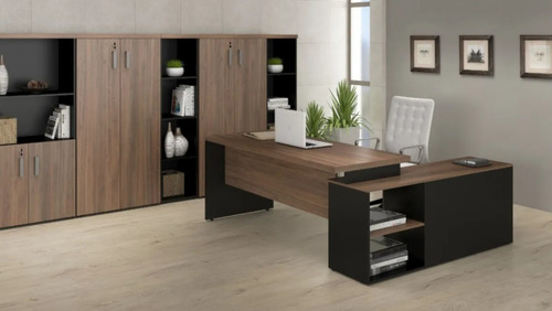 Imagem 2 de 4 de Mesa L Dirertor 170x150x70x74cm Tampo 40mm Pronta Entrega!!!
