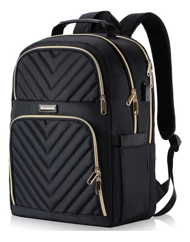 Kuosdaz Travel Laptop Backpack Para Mujeres, 15.6 Pulgadas I