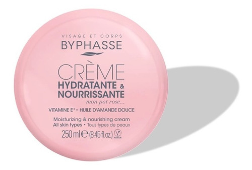  Crema Cuidado Hidratante Cara Y Cuerpo  Byphasse 250 Ml