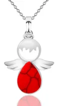 Comprar Collar Angel Cuarzo Jaspe Cadena Acero Inoxidable 