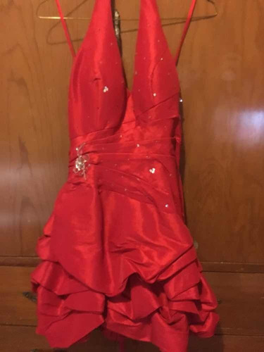 Vestido De Fiesta Corto Rojo
