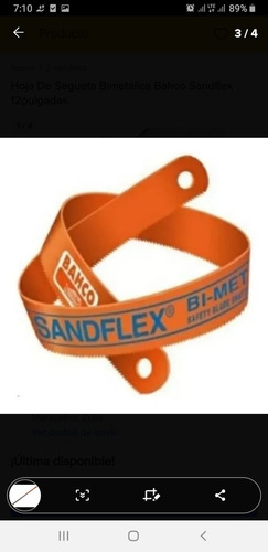 Hoja De Segueta Sanflex Lenox  18 - 24 Original Usa 