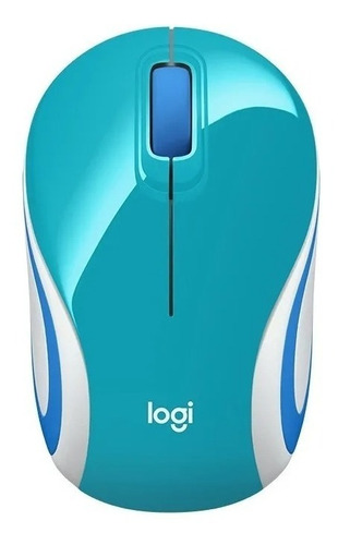 Mouse Inalambrico Logitech M187 Ligth Blue - Electromundo