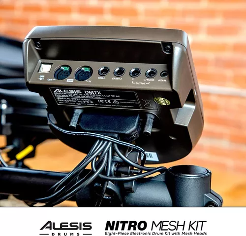 Alesis Nitro Mesh Kit Bundle - Batería eléctrica de 8 piezas de