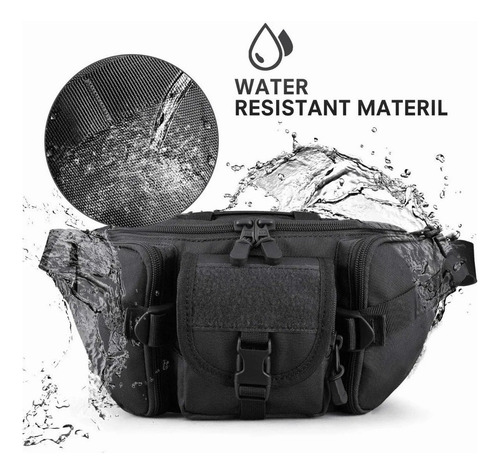 Bolso Táctico Molle Pouch Riñonera Hombre