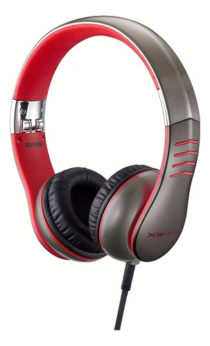 Fones de ouvido Casio On The Go XH-W3 vermelho