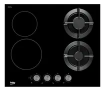 Comprar Anafe con alimentación a gas - Beko HISM 64222 S color negro - 4 hornallas