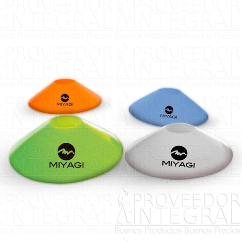 Cono Tipo Platillo Colores Surtidos Miyagi Original 6 Cm Und