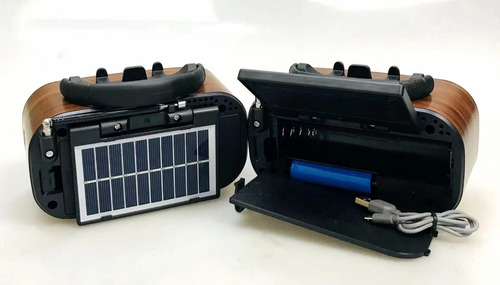 Radio Retro Vintage Solar Rec Golon Rxbt628s Sw/am/fm/sd/usb