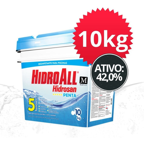 Cloro Granulado Hidrosan Penta Hidroall 10kg