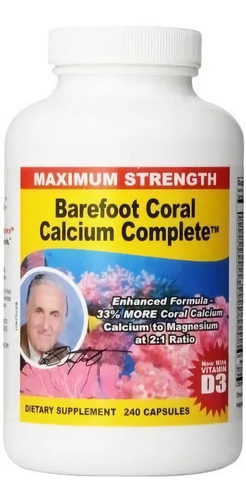 Barefoot Coral Calcium Complete Is - Unidad a $1050