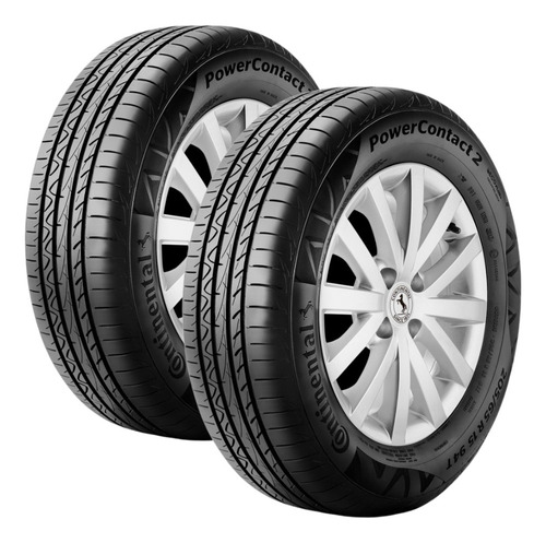 Kit 2 Cubiertas 195/55r16 87h Powercontact2 Continental