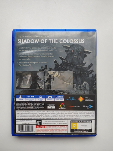 Shadow Of The Colossus (ps4 Remake) Standard Edition