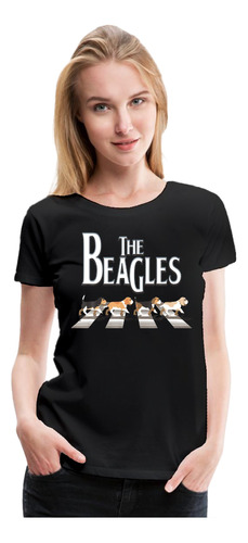 Polera The Beagles Perro Perrito Dog Mujer