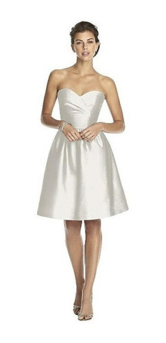 Vestido  Alfredsung Ideal Para Novia Boda Civil Talla 2-f5a