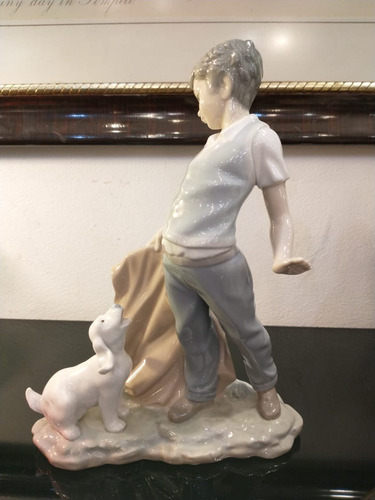 Imagen 4 de 10 de Antigua Estatuilla De Porcelana Española Nao