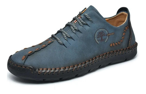 Mocasines Zapatos Casual Cuero Causales Calzado Hombre