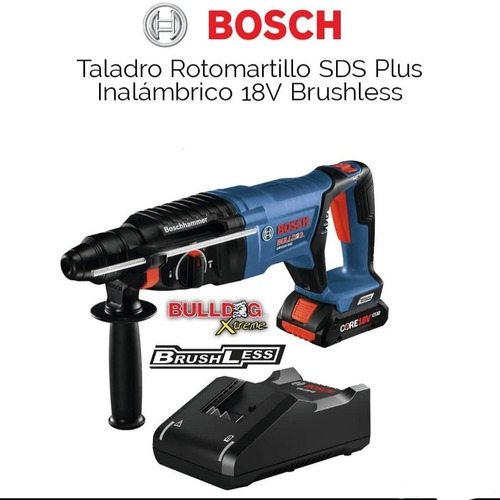 Taladro Rotomartillo Sds Plus Bulldog Inalámbrico Bosch 